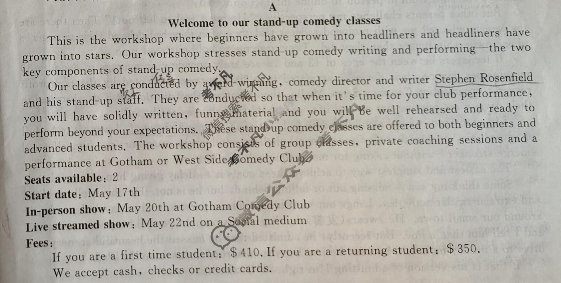 [荟聚名师智育英才]2024年普通高等学校招生全国统一考试模拟试题 冲刺卷(三)3英语(新教材)试题