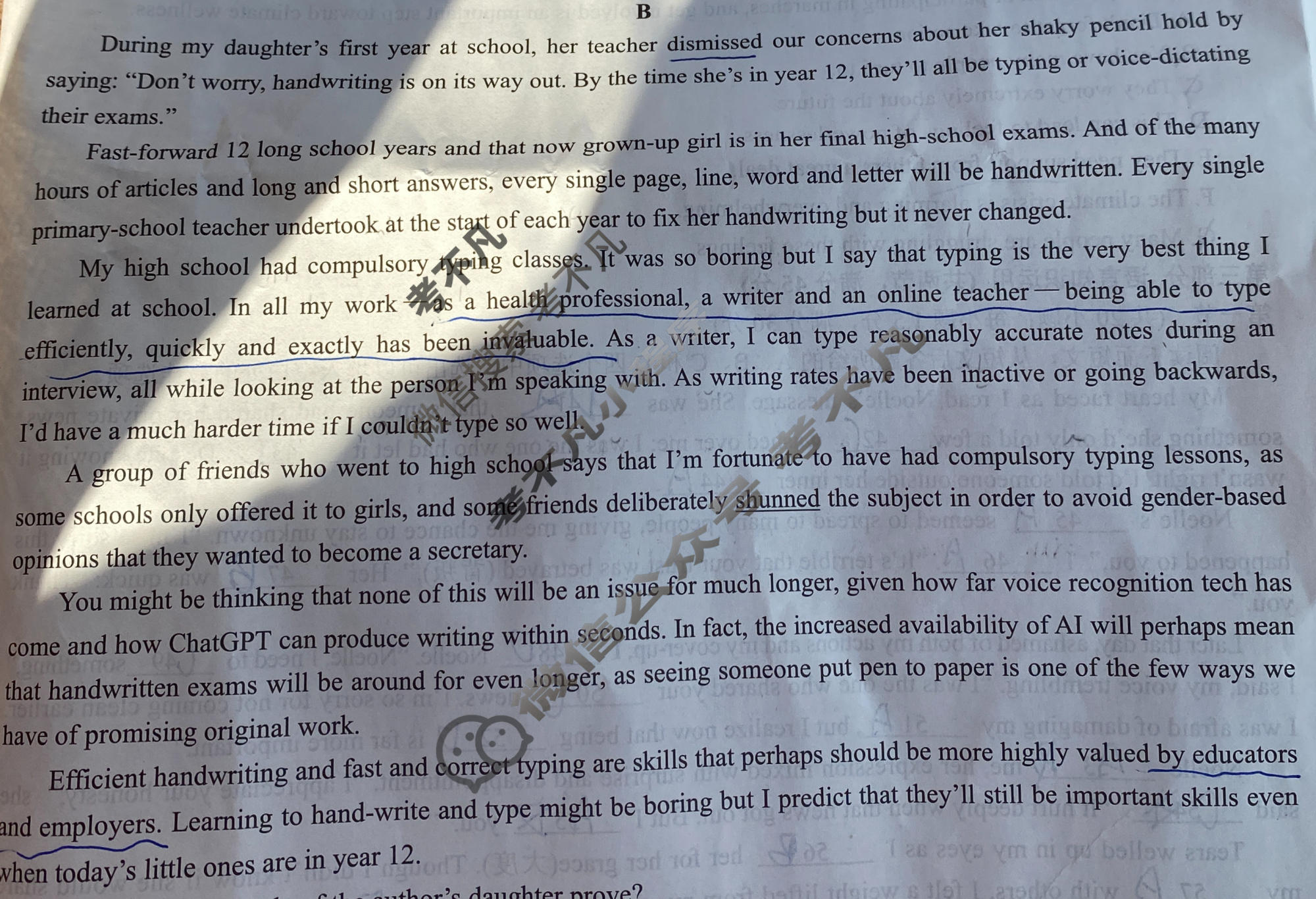 [名校教研联盟]2024届高三5月大联考英语(全国卷)试题