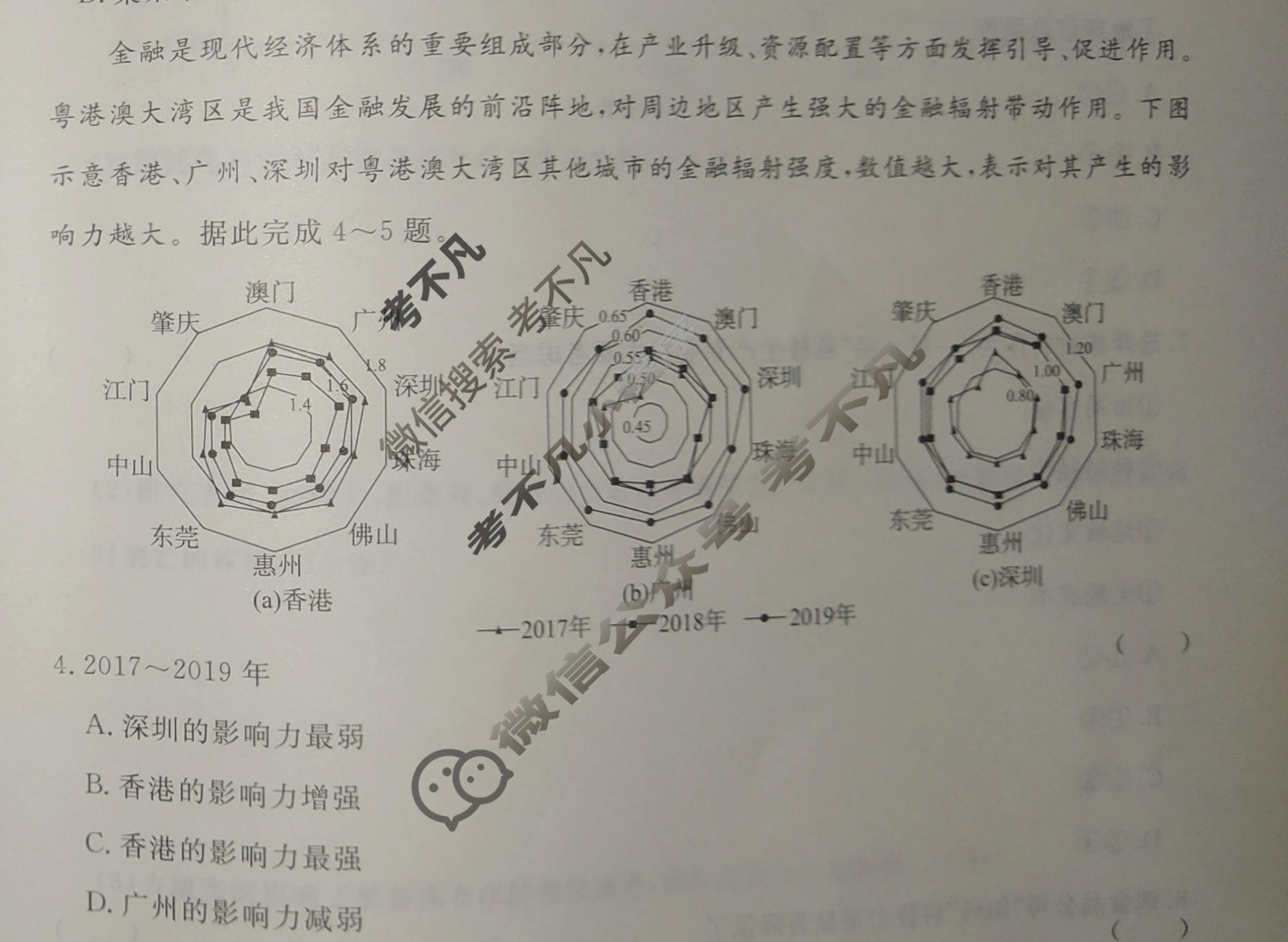 [荟聚名师智育英才]2024年普通高等学校招生全国统一考试模拟试题 冲刺卷(四)4地理(新教材D)试题