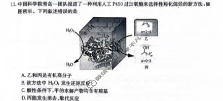 河北金太阳2023-2024学年高二(下)质检联盟第三次月考(24-504B)化学试题