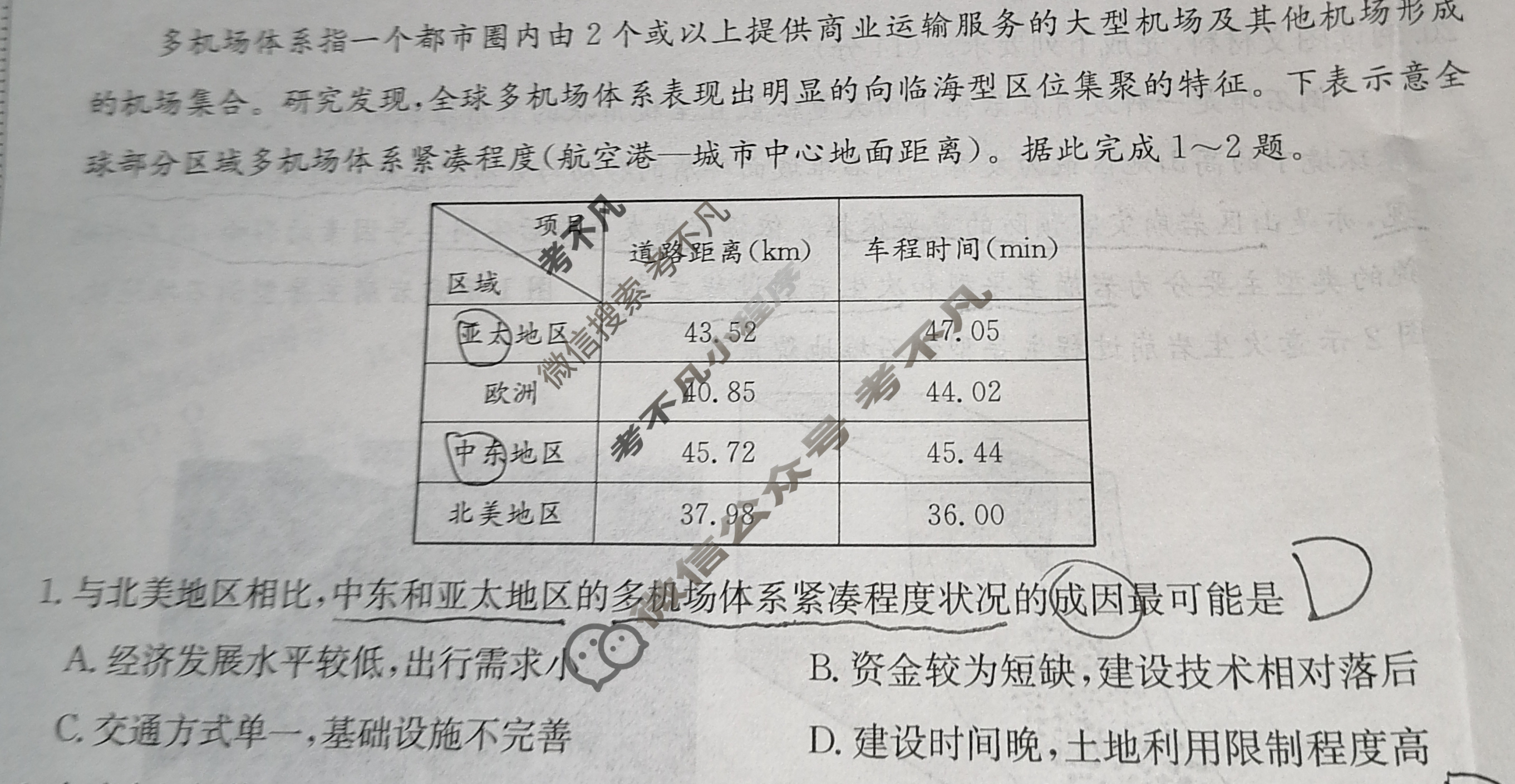 高三2024年湖南省普通高中学业水平选择性考试仿真模拟卷(六)6地理(湖南)试题