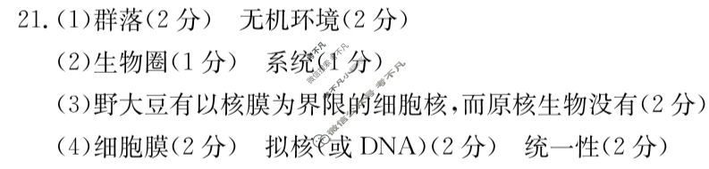 陕西省2024-2025学年高一金太阳9月联考(无角标)生物答案