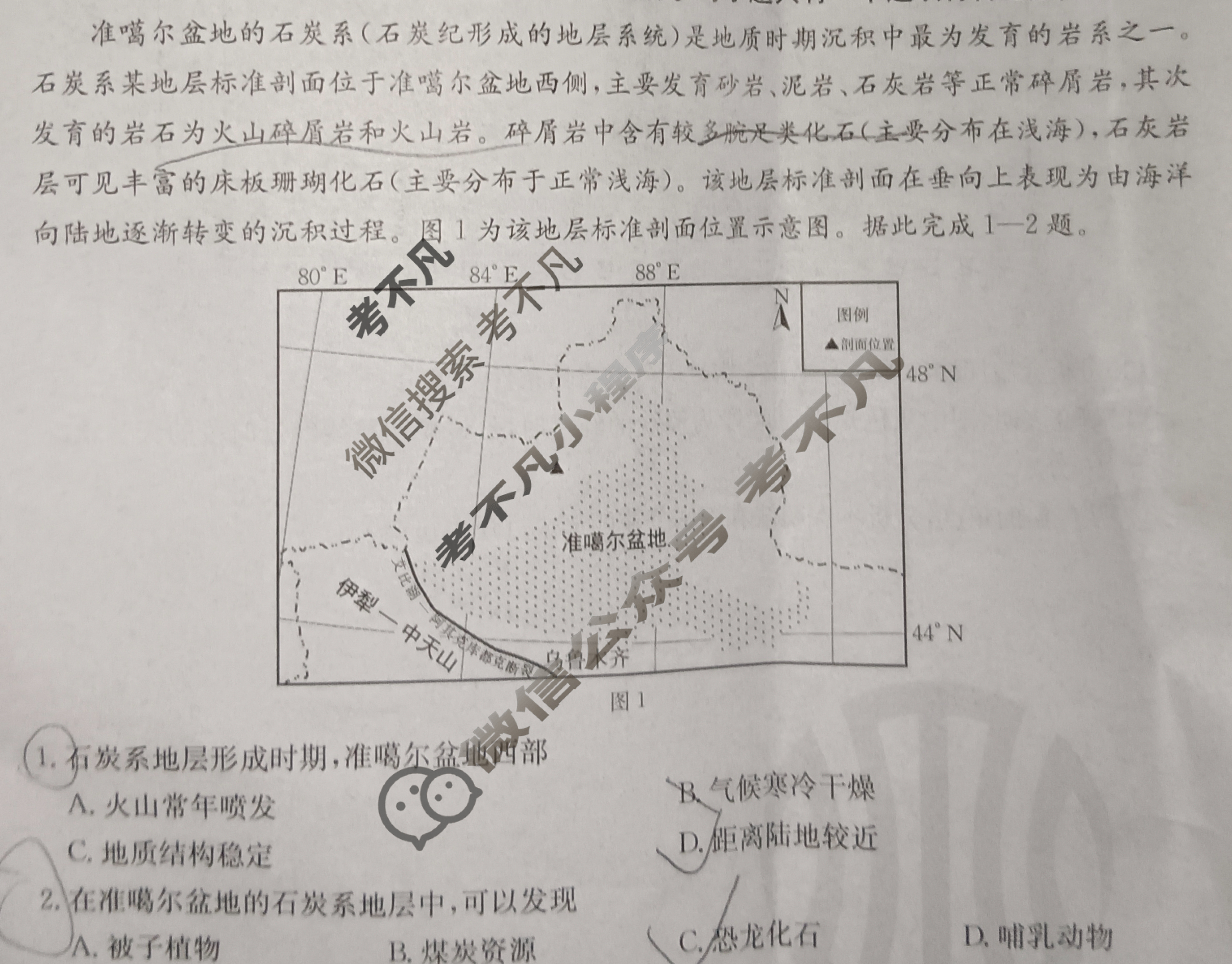 金太阳2024-2025年度河南省高三年级联考(二)2地理试题