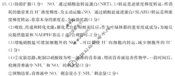 河北金太阳2024-2025学年高三(上)质检联盟第一次月考(25-70C)生物答案