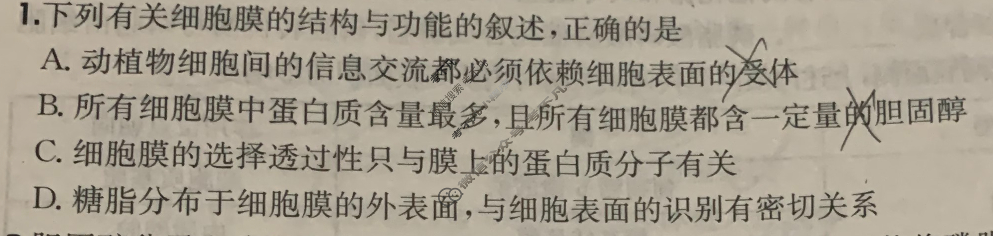 2025年高三第一轮复习周测卷·生物学[25·G3ZCJ(新高考)·生物学-R-必考-G DONG](三)3试题