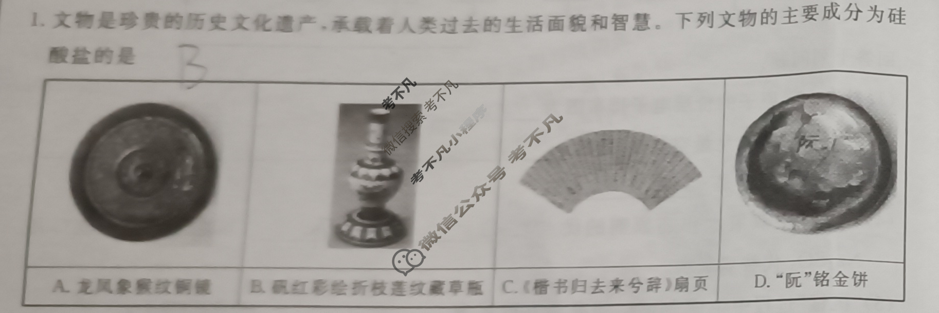 陕西省2025届高三金太阳10月联考(无角标)化学试题