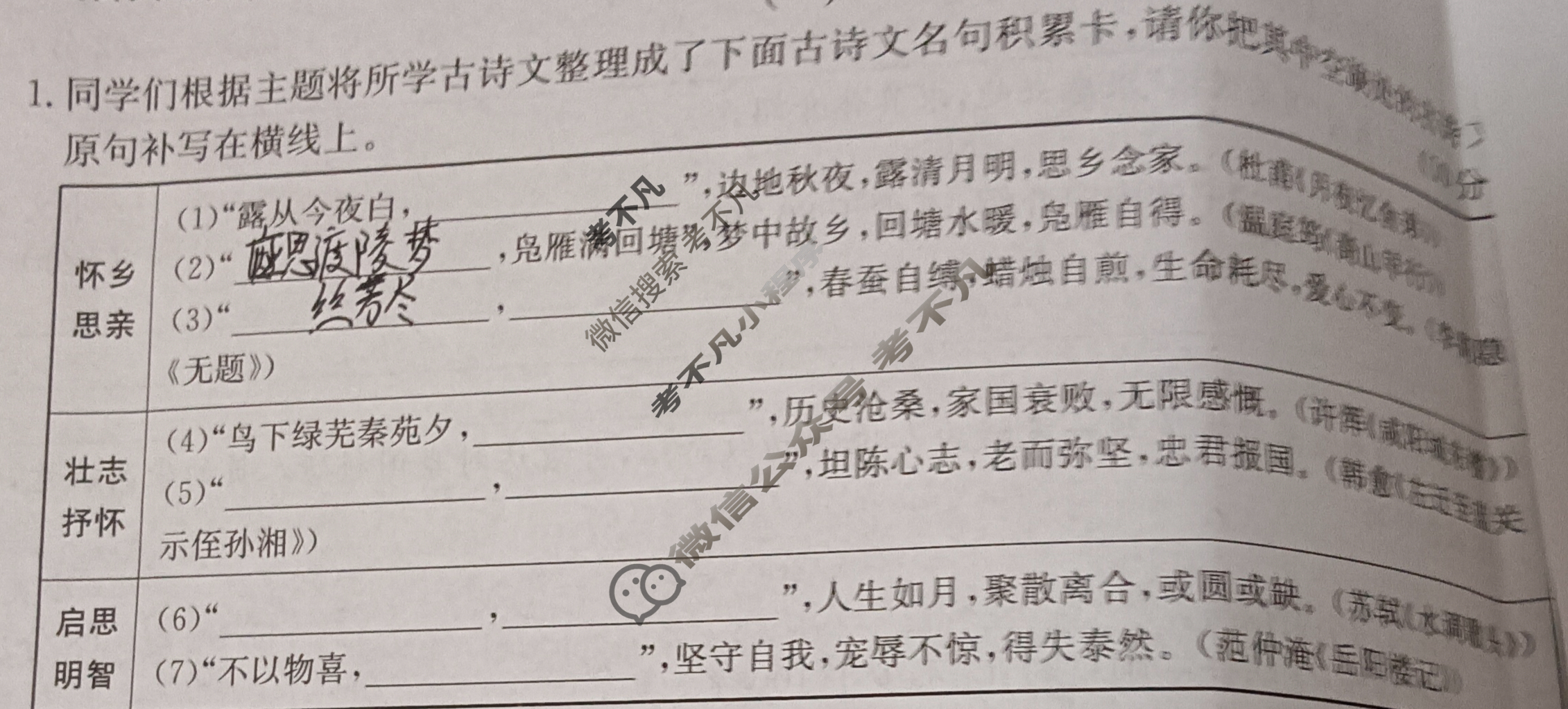 金太阳2024-2025学年山西省期中监测试卷九年级(25-CZ26c)语文试题