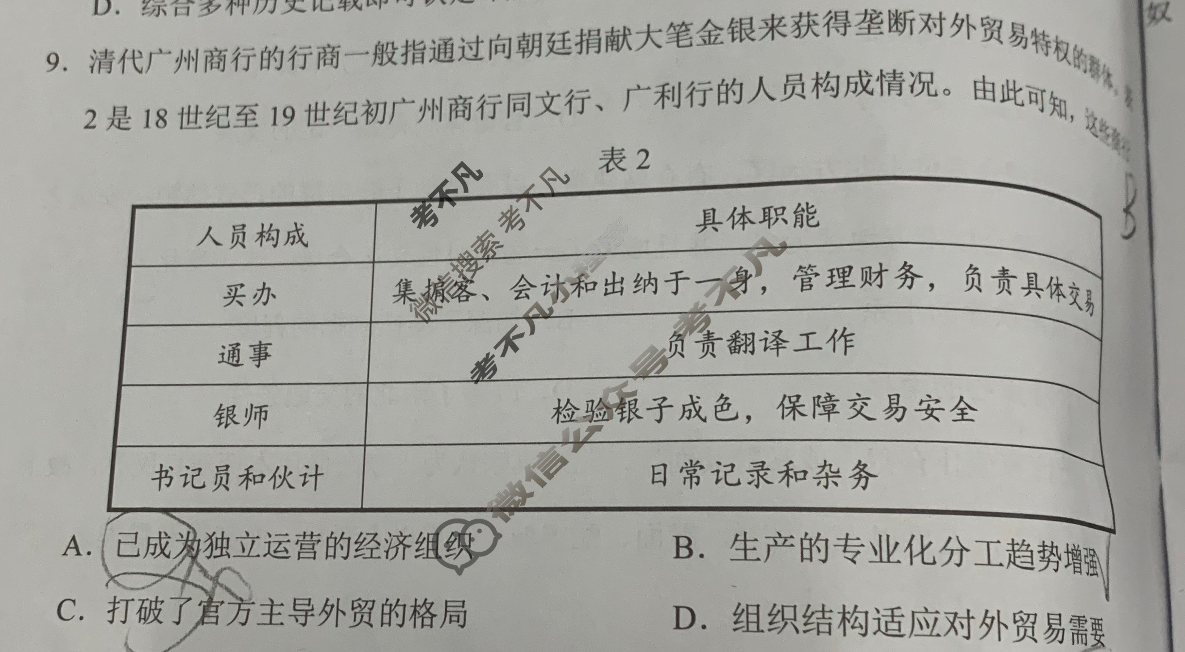 [学科网]2025届高三11月大联考历史(新课标卷)试题