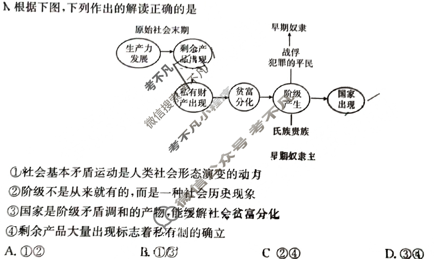 江西省2024-2025学年高一金太阳11月联考(11.14)政治试题