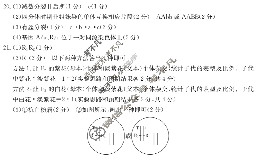 陕西、青海省2025届高三金太阳11月联考(11.16)生物(青海)答案