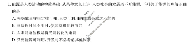 [九师联盟]2024-2025学年高二11月质量检测物理(鲁科)试题