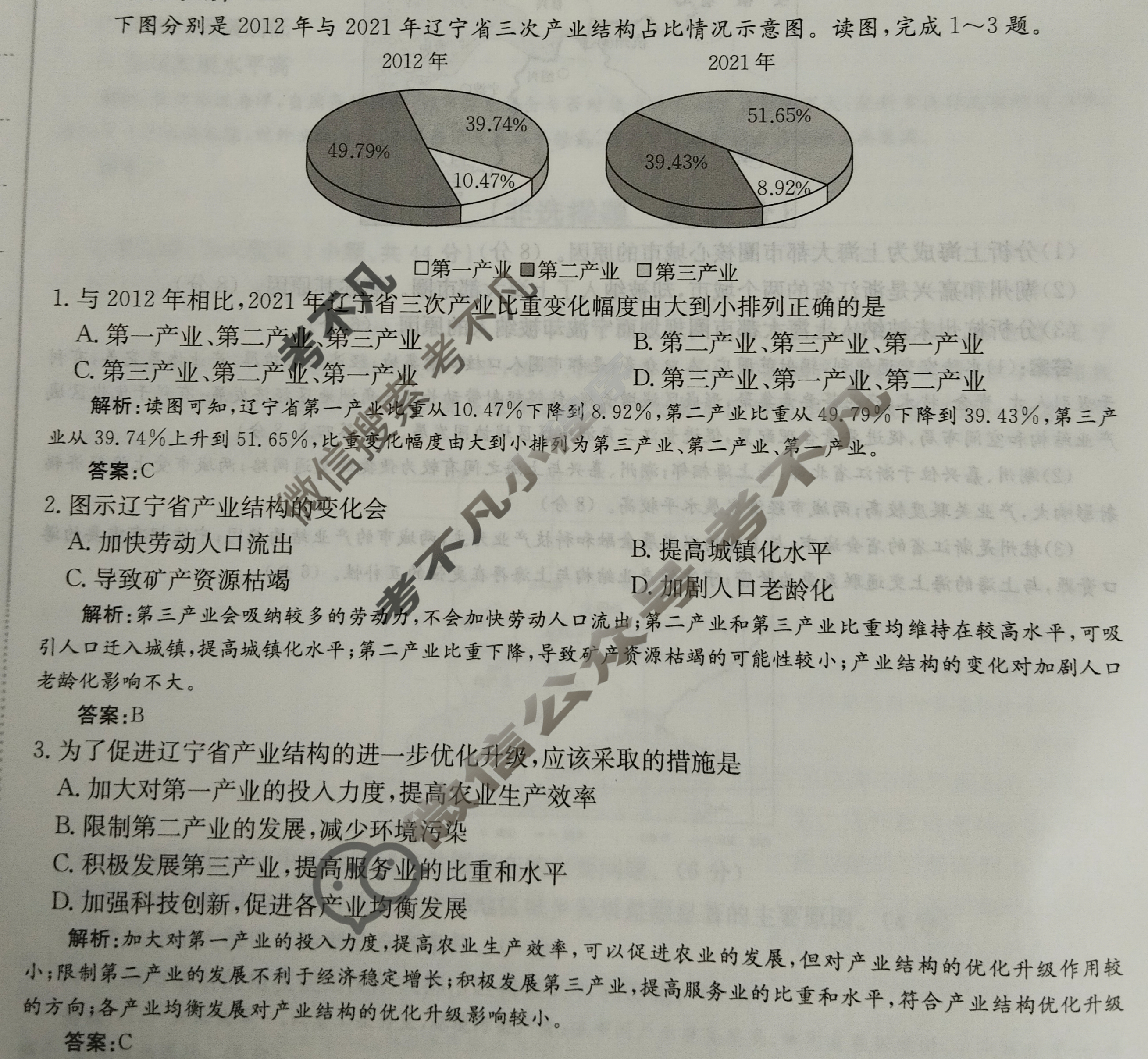 2025年卷行天下·周测卷 地理(七)7[25ZC·地理-R-选择性必修2-HAIN]答案