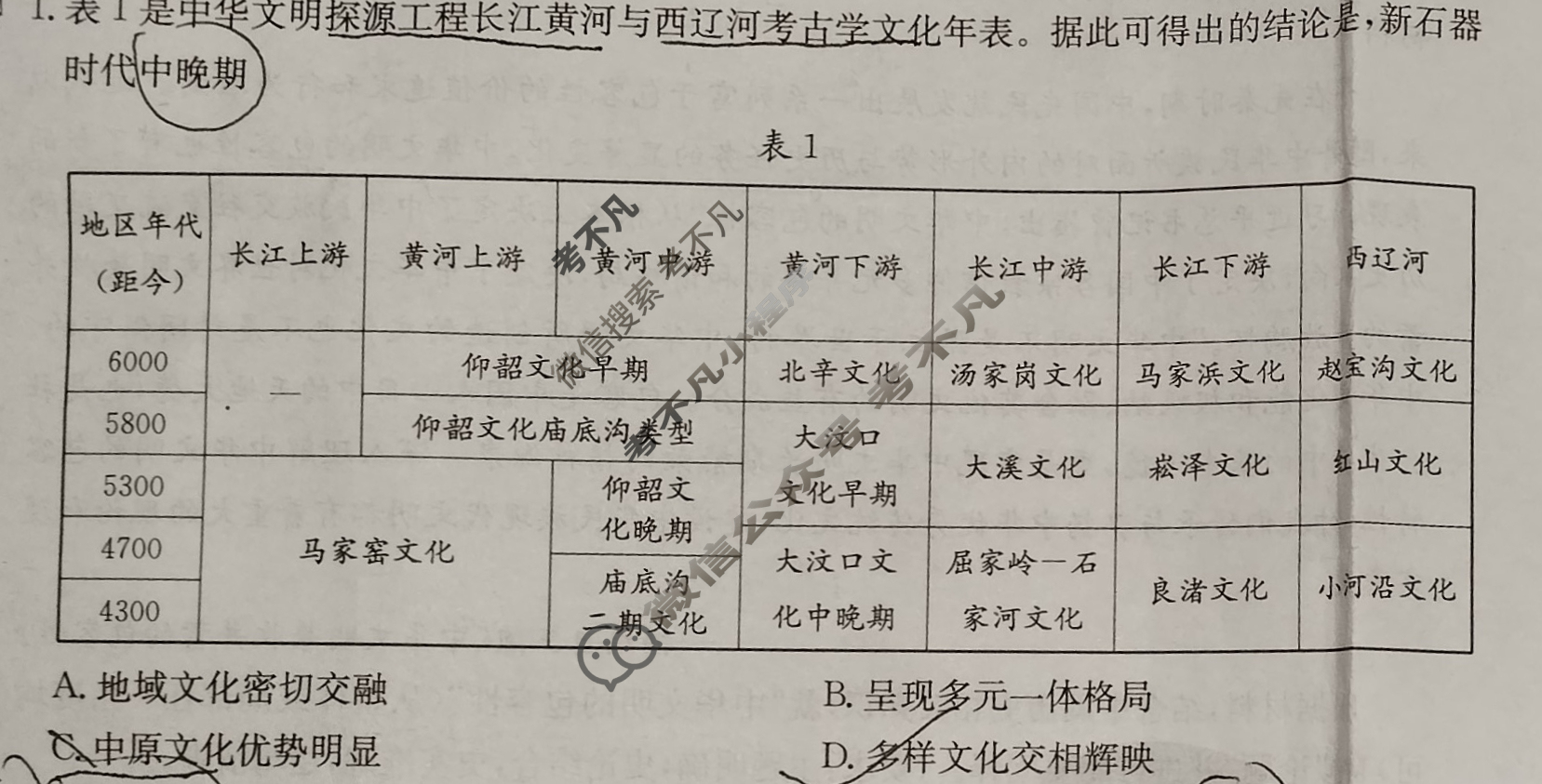 2025届高三金太阳11月百万联考(11.28)历史YN试题