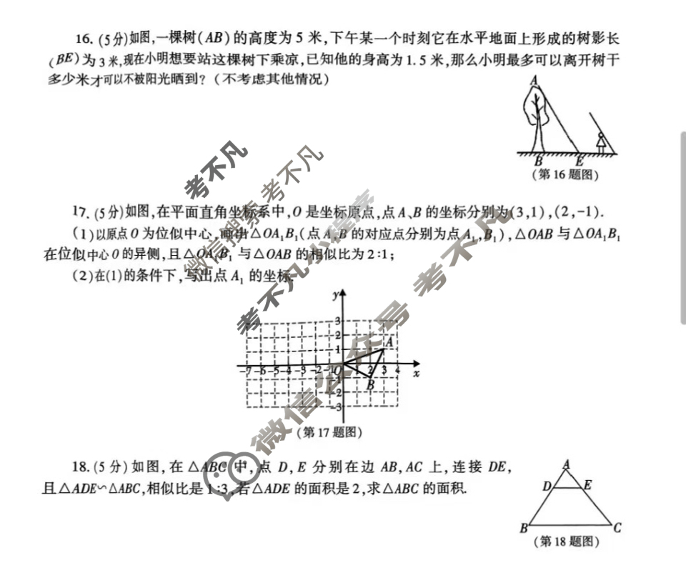 [学林教育]2024~2025学年度第一学期九年级第二次阶段性作业数学A(北师大版)试题