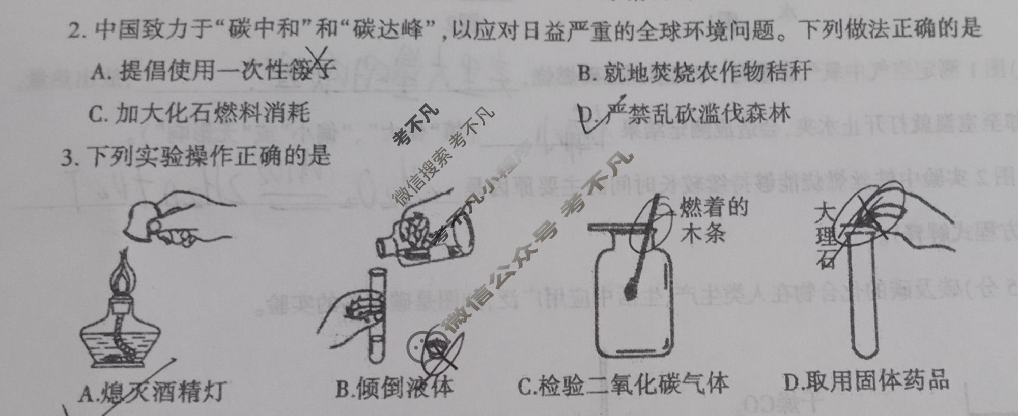 [学林教育]2024秋季九年级第二阶段素养达标测试化学A(人教版)试题