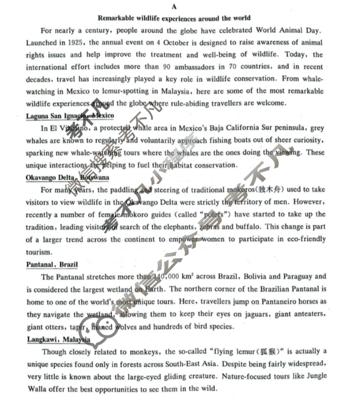 炎德英才大联考(一中版)长沙市一中2025届高三月考试卷(四)4英语试题