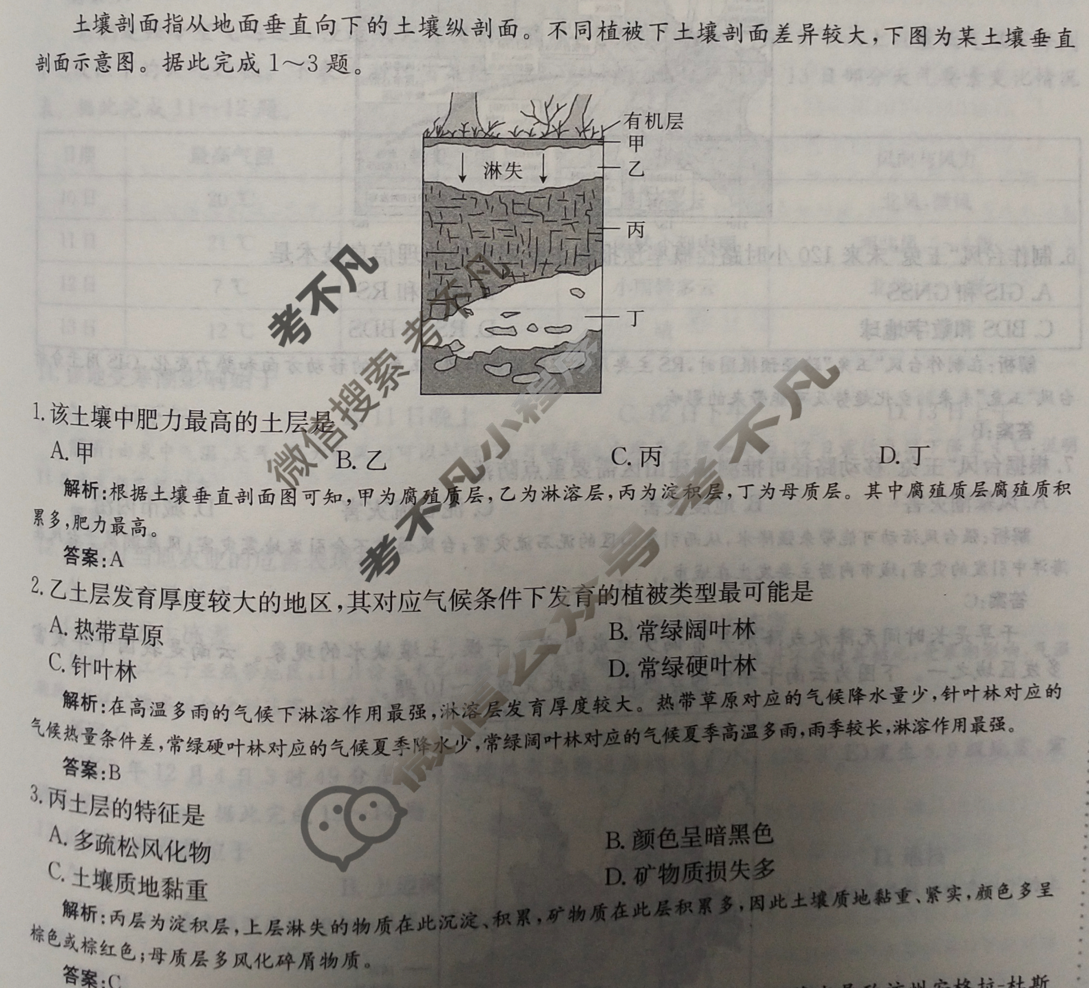 2025年卷行天下全国100所名校单元测试示范卷·地理[25DY·地理-R-必修第一册-QG](七)7试题
