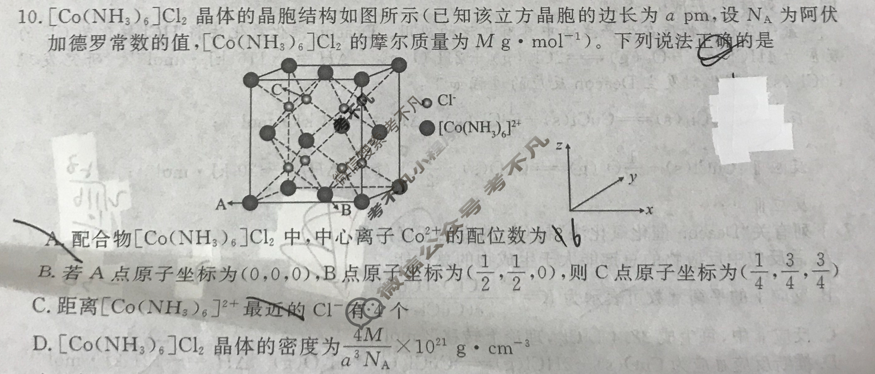 衡水金卷先享题 2024-2025学年度上学期高三年级四调考试·月考卷 化学试题