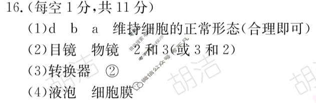 山西省2024~2025学年度七年级期末阶段评估[R-PGZX D SHX(四)4]生物答案