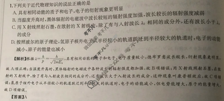 2025年全国100所名校高三单元测试示范卷·物理[25·G3DY(新高考)·物理-R-必考-HUB](二十一)21试题