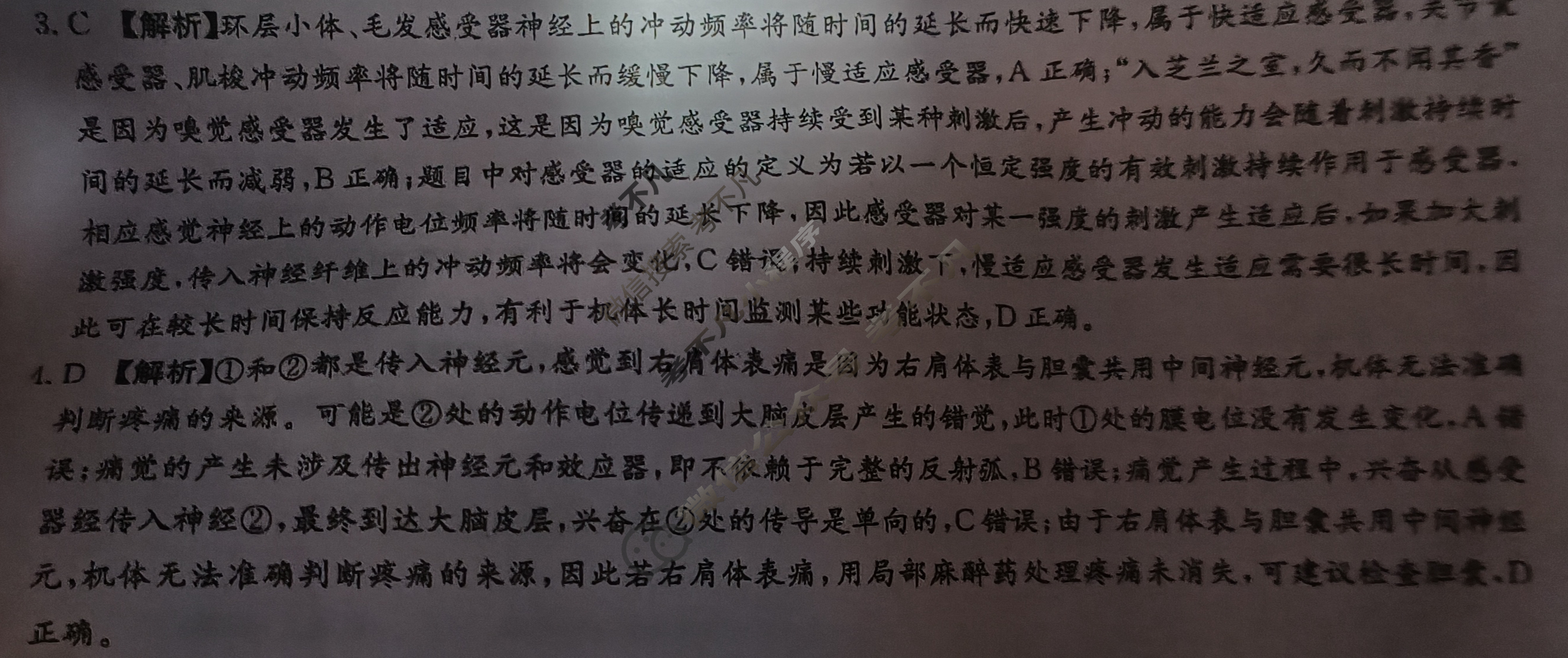 炎德英才大联考(附中版)湖南师大附中2024-2025学年度高二第二学期入学考试生物答案