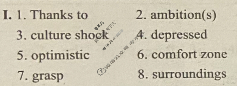 [英语周报]2024-2025学年高二新课程(GDY)版第16期答案