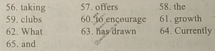 [英语周报]2024-2025学年高考阅读综合·测试提升版第19期答案