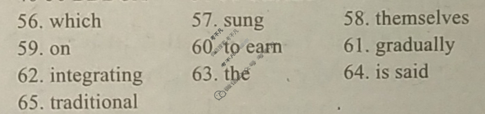 [英语周报]2024-2025学年高考阅读综合·测试提升版第20期答案