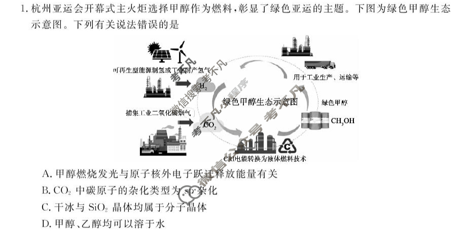 福建省2025年高二4月期中考试(FJ)化学试题