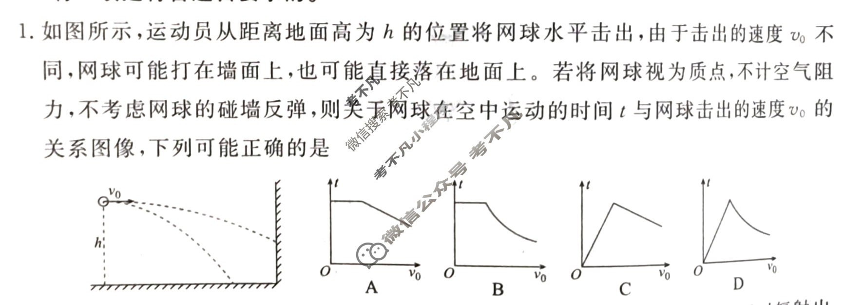 2025年衡水金卷先享题·信息卷 普通高中学业水平选择性考试模拟试题 物理CY(一)1试题