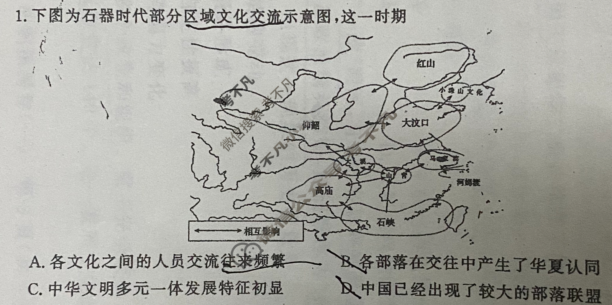 高三2025届高考冲刺预测卷(一)1历史试题