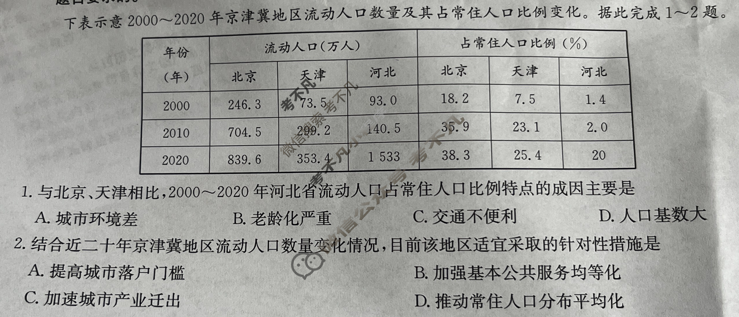 [九师联盟]2025届高三押题信息卷(三)3地理GX试题