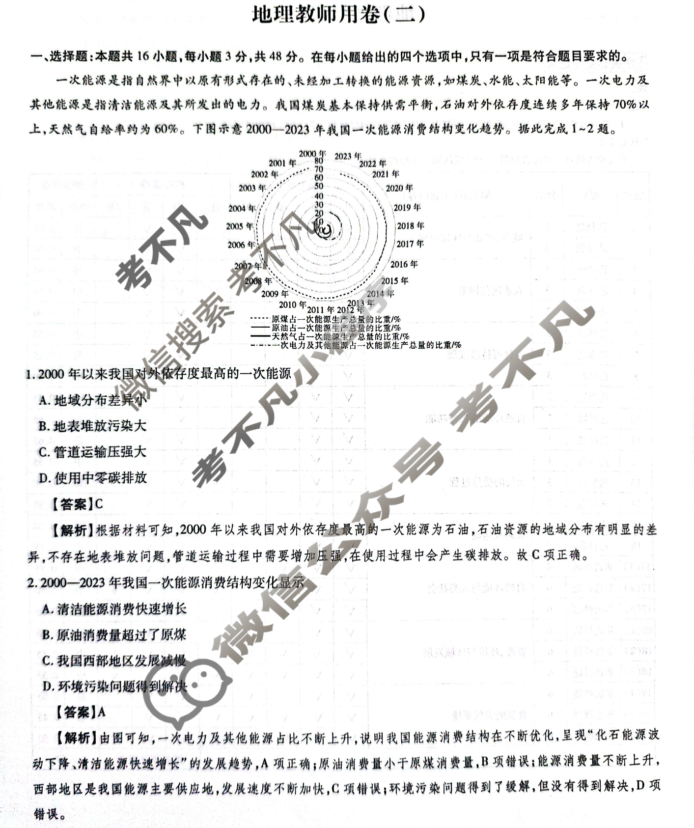 [贵州天之王教育]2025年贵州新高考高端精品预测卷(二)2地理试题