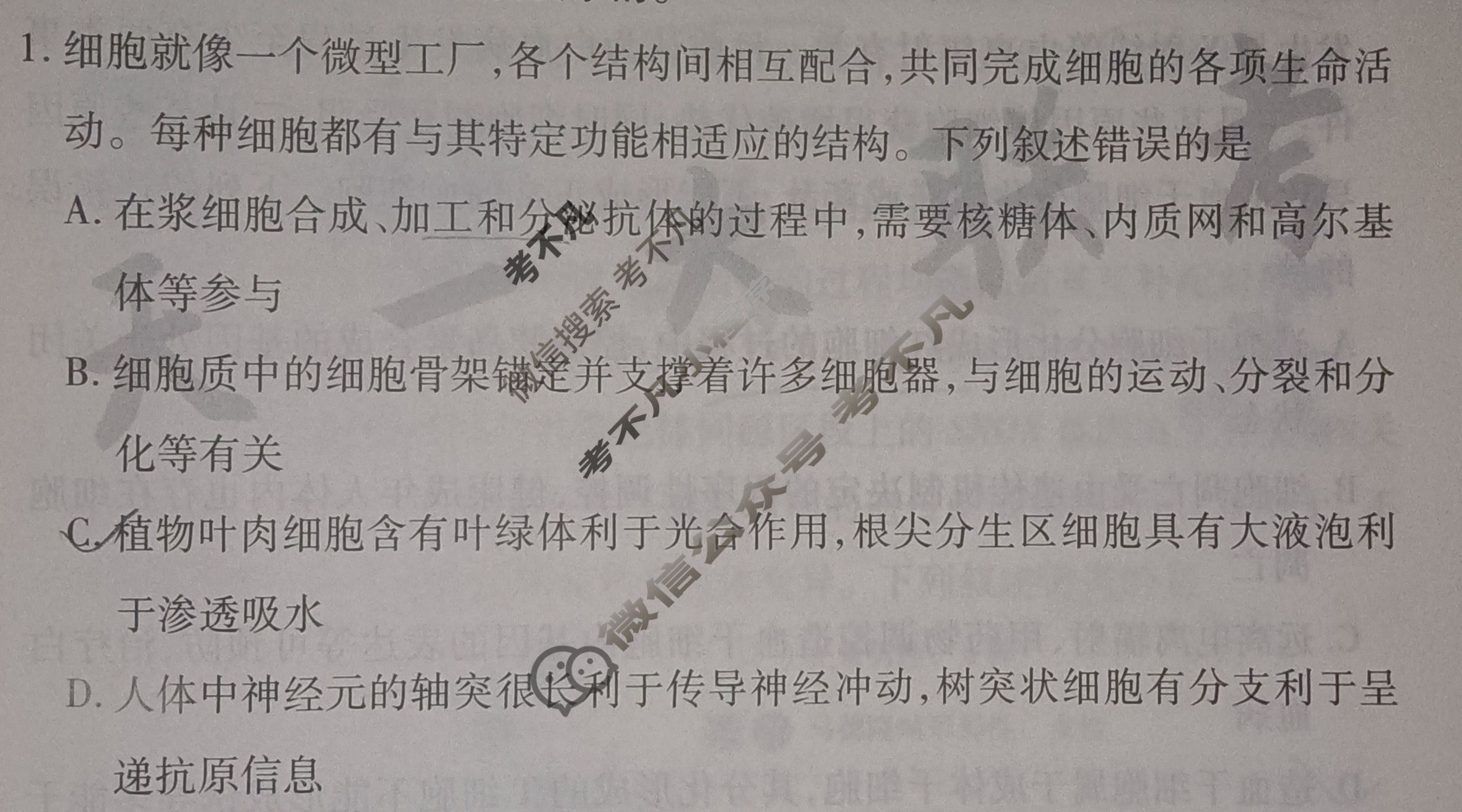 [天一大联考]高三2025年普通高等学校招生全国统一考试预测卷生物(河南专版)试题