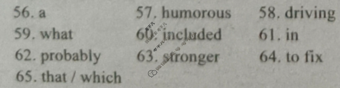 [英语周报]2024-2025学年高考版第59期答案