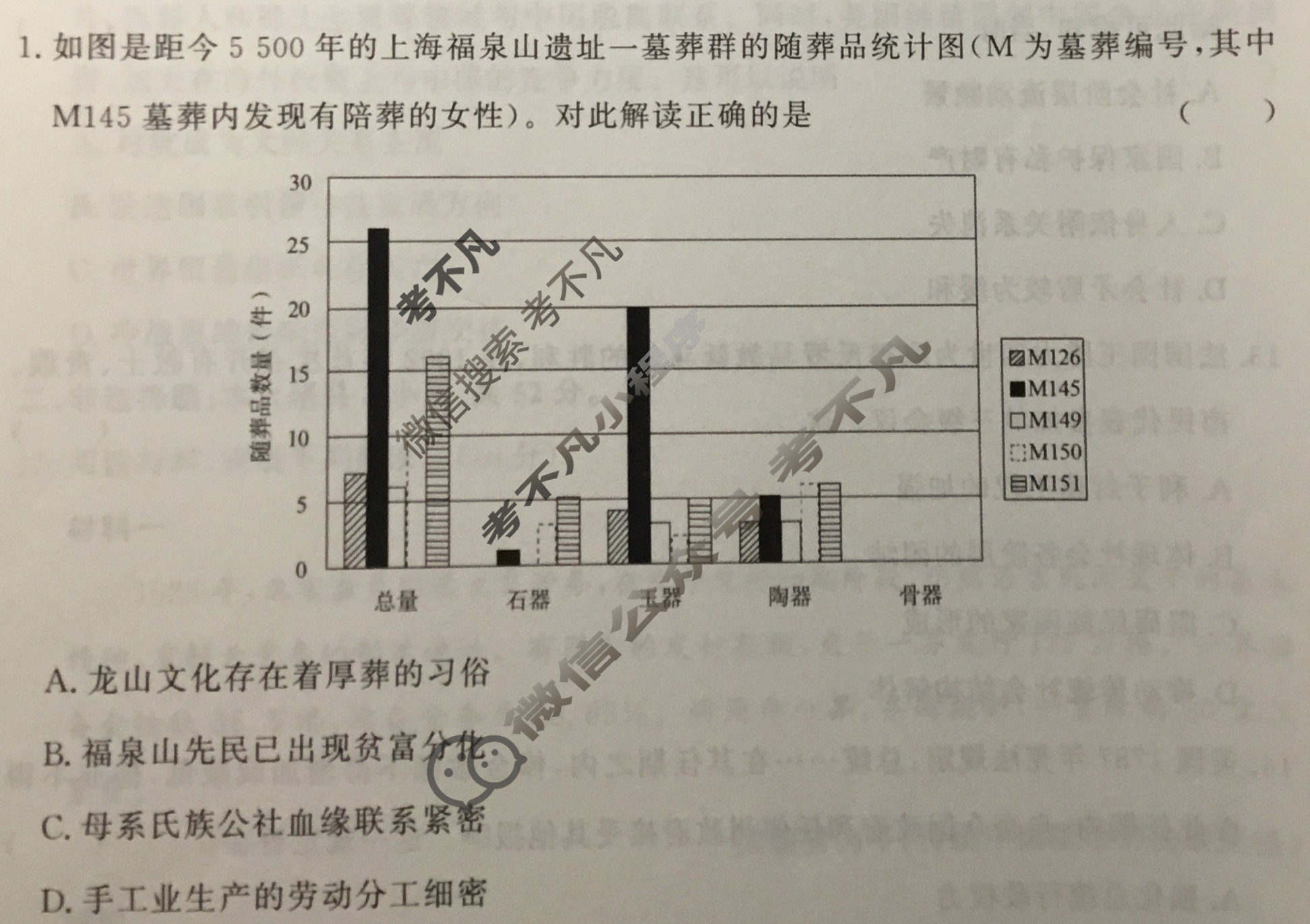 [真题密卷]2024-2025学年度备考信息导航演练(三)3历史2试题