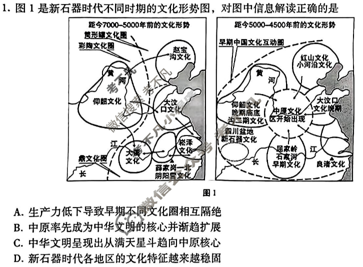 云南师大附中高三2026届高考适应性月考卷(6月)(黑黑黑黑黑黑黑白白)历史试题