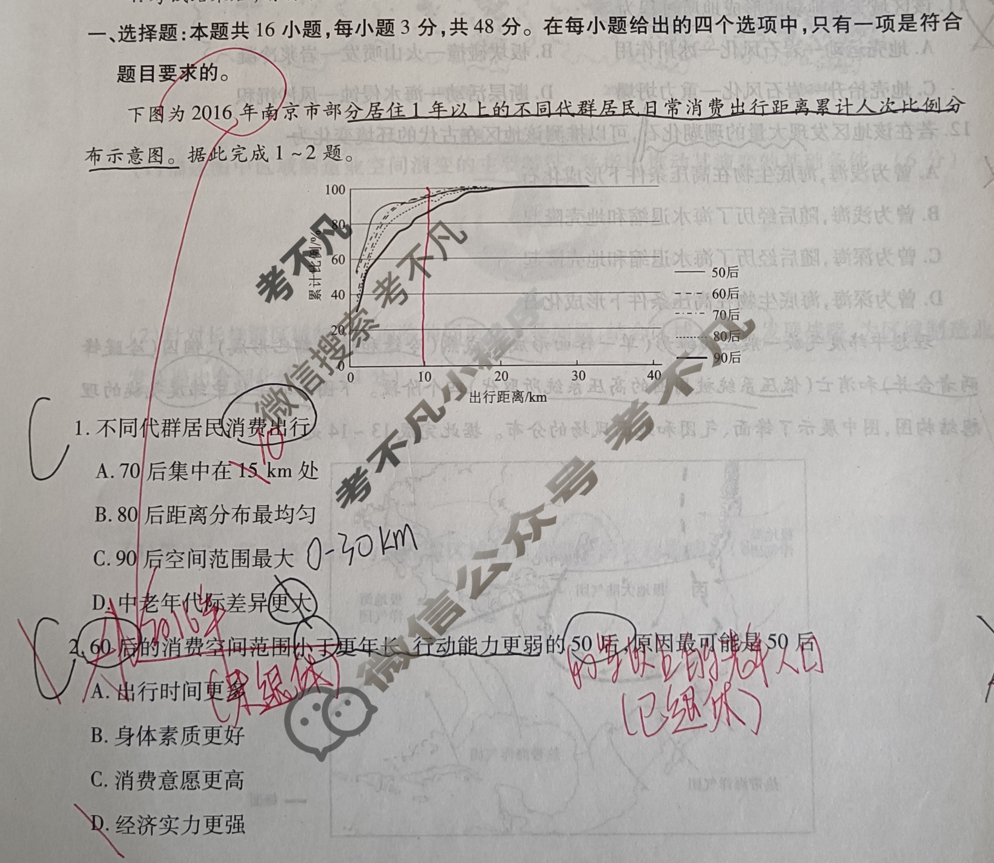 2025年衡水金卷先享题·信息卷 普通高中学业水平选择性考试模拟试题 地理GX(二)2试题