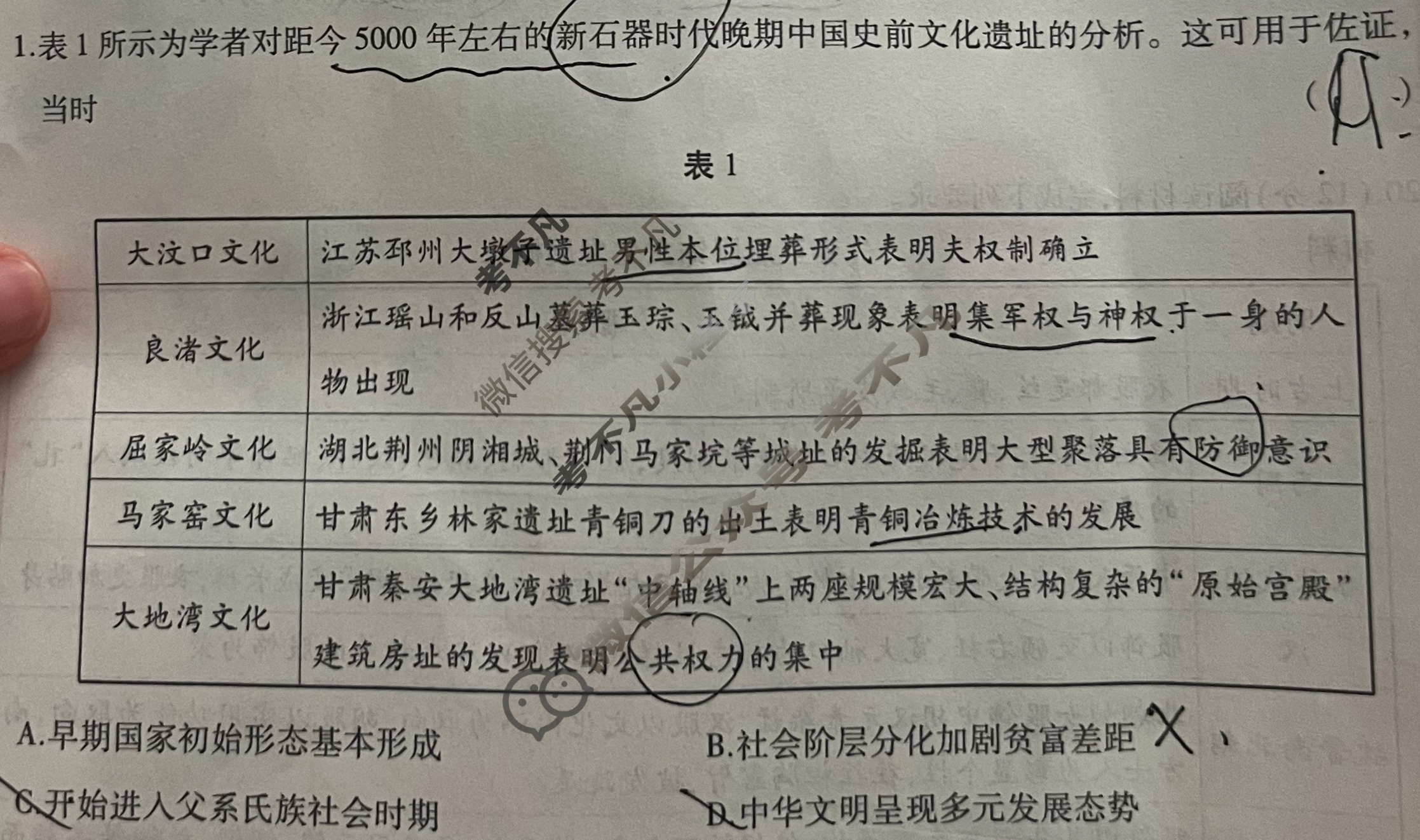 [益卷]陕西省2024~2025学年度高二第二学期期末检测历史A(人教版)试题