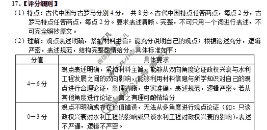 红河州、文山州2025年高中学业质量监测高二(7月)历史答案