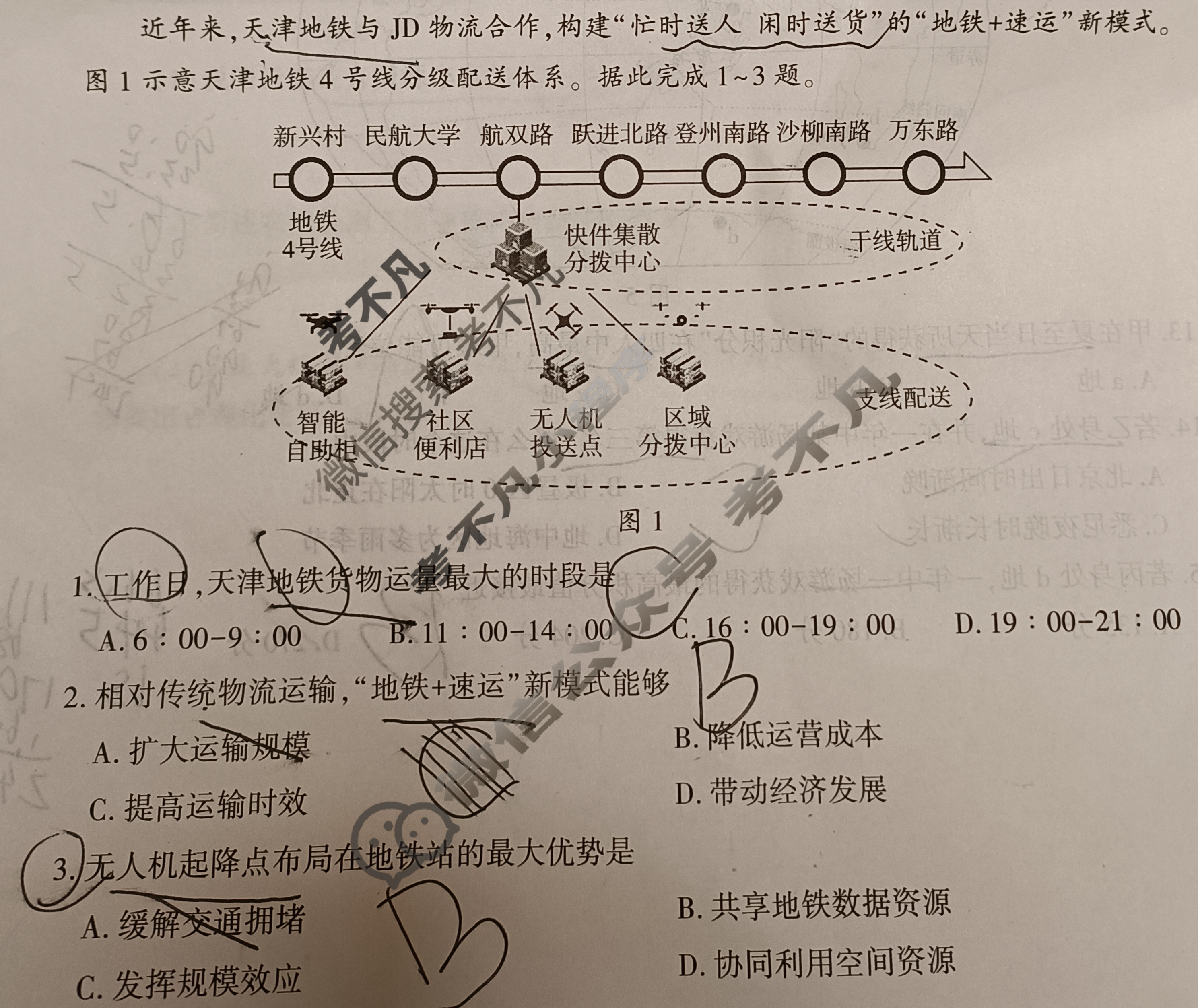 山东省2025年临沂市2023级高二普通高中学科素养水平检测考试(7月)地理试题