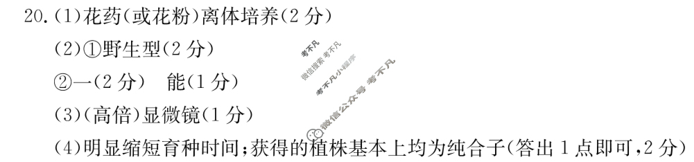 甘肃省白银市金太阳2024-2025学年高一期末检测(7.14)生物答案