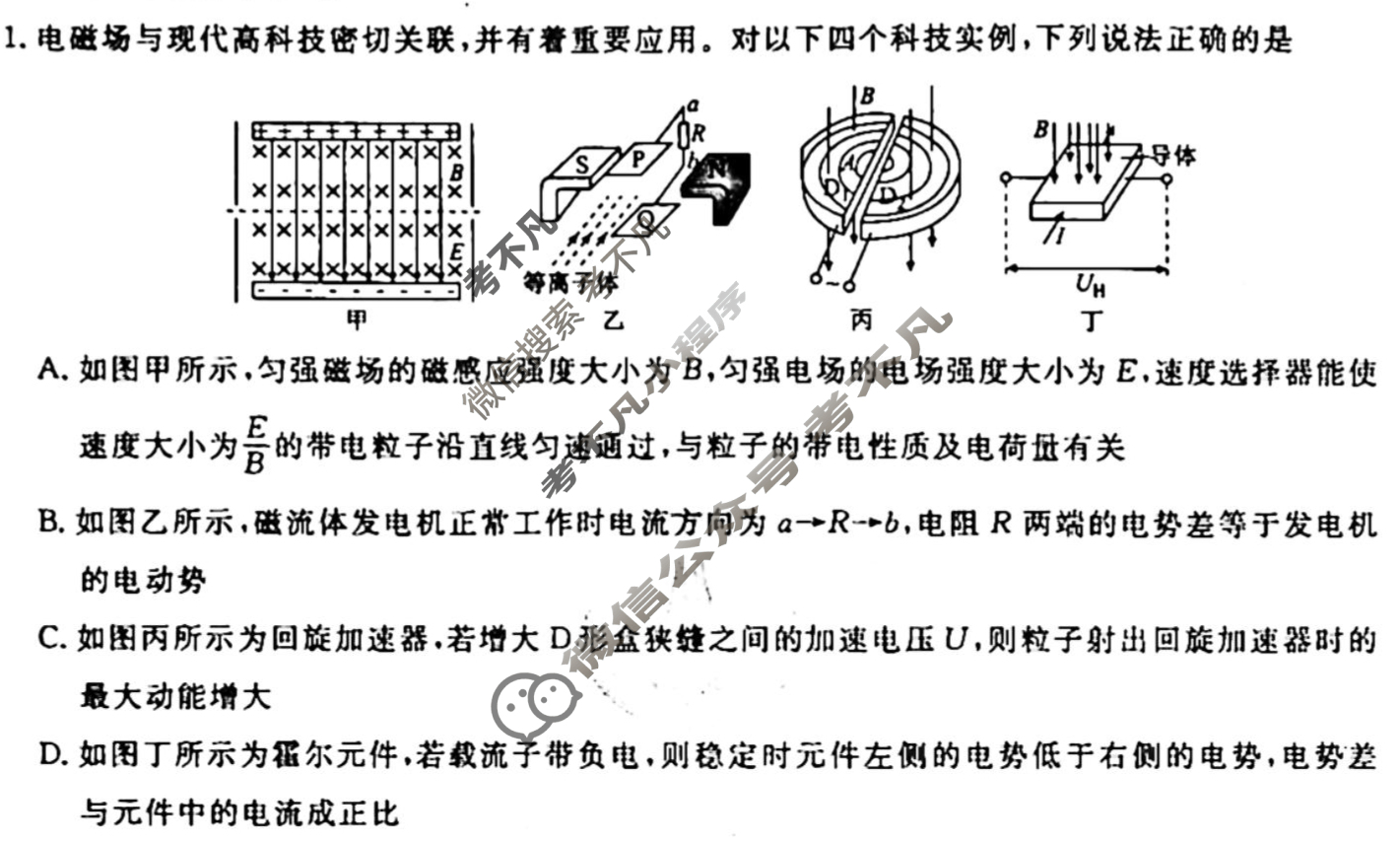 [衡水金卷先享题]2025-2026高三一轮复习单元检测卷/物理U(十三)13试题