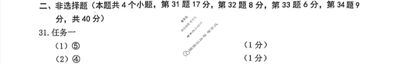 [中考真题]黑龙江绥化市2025年初中学业水平考试历史答案