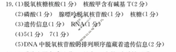 河北省金太阳2026届高三年级考试9月联考(26-21C)生物答案