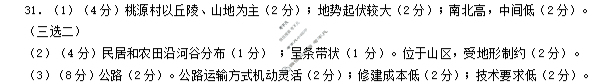 哈三中2025-2026学年度上学期高三第一次验收考试地理答案