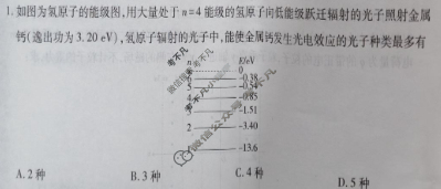 [上进联考]江西省“红色十校”26届高三第一次联考物理试题