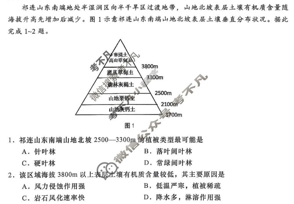 青岛市2026届高三年级期初调研检测(2025.09)地理试题 青岛市2026届高三年级期初调研检测(2025.09)地理试题