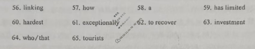 广西名校高考模拟试卷第一次摸底考试[2026广西名校卷-1]英语答案