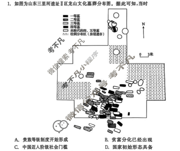 山东省2026届高三大联考(10月)历史试题